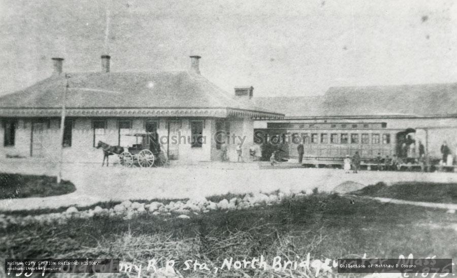 Postcard: Old Colony Railroad Station, North Bridgewater, Massachusetts